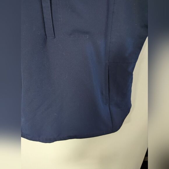 FIGS Montex Women's Navy Blue Short Sleeve Scrub Shirt Medium Zip Button BRANDED - Picture 5 of 9